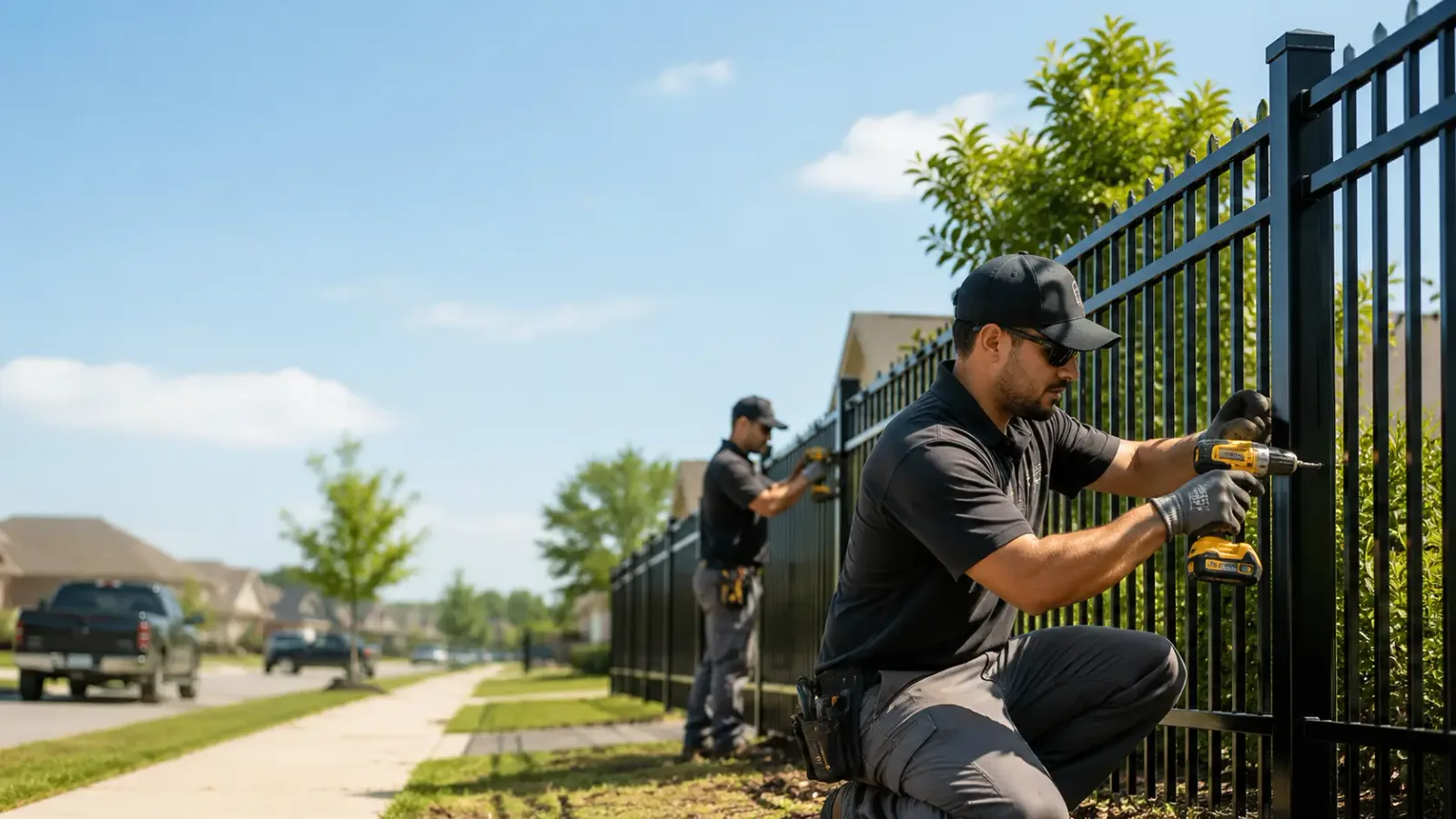 Metal Fence Installation in Connecticut